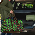Penrith Panthers Travel Bag Tropical Hibiscus Floral Seamless Rugby Mascot