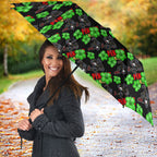 Penrith Panthers Umbrella Tropical Hibiscus Floral Seamless Rugby Mascot