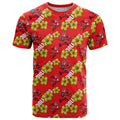 Dolphins Mascot T Shirt Tropical Hibiscus Floral Seamless Rugby Mascot