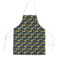 North Queensland Cowboys Apron Tropical Hibiscus Floral Seamless Rugby Mascot