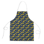 North Queensland Cowboys Apron Tropical Hibiscus Floral Seamless Rugby Mascot