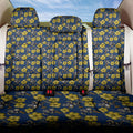 North Queensland Cowboys Back Car Seat Cover Tropical Hibiscus Floral Seamless Rugby Mascot