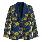 North Queensland Cowboys Blazer Tropical Hibiscus Floral Seamless Rugby Mascot