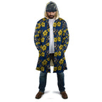 North Queensland Cowboys Cloak Tropical Hibiscus Floral Seamless Rugby Mascot