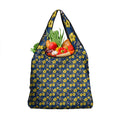 North Queensland Cowboys Grocery Bag Tropical Hibiscus Floral Seamless Rugby Mascot
