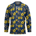 North Queensland Cowboys Hockey Jersey Tropical Hibiscus Floral Seamless Rugby Mascot