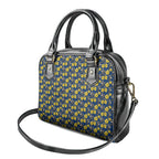 North Queensland Cowboys Shoulder Handbag Tropical Hibiscus Floral Seamless Rugby Mascot