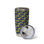 North Queensland Cowboys Tumbler Cup Tropical Hibiscus Floral Seamless Rugby Mascot