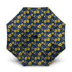 North Queensland Cowboys Umbrella Tropical Hibiscus Floral Seamless Rugby Mascot