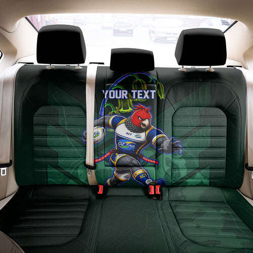 Personalized ACT Oztag Back Car Seat Cover Australian Capital Territory Gang-gang Cockatoo Mascot Floral