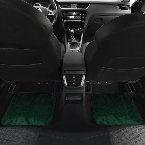 Personalized ACT Oztag Car Mats Australian Capital Territory Gang-gang Cockatoo Mascot Floral