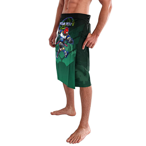 Personalized ACT Oztag Lavalava Australian Capital Territory Gang-gang Cockatoo Mascot Floral