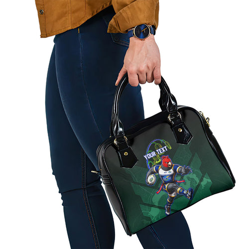 Personalized ACT Oztag Shoulder Handbag Australian Capital Territory Gang-gang Cockatoo Mascot Floral