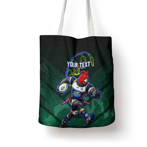 Personalized ACT Oztag Tote Bag Australian Capital Territory Gang-gang Cockatoo Mascot Floral