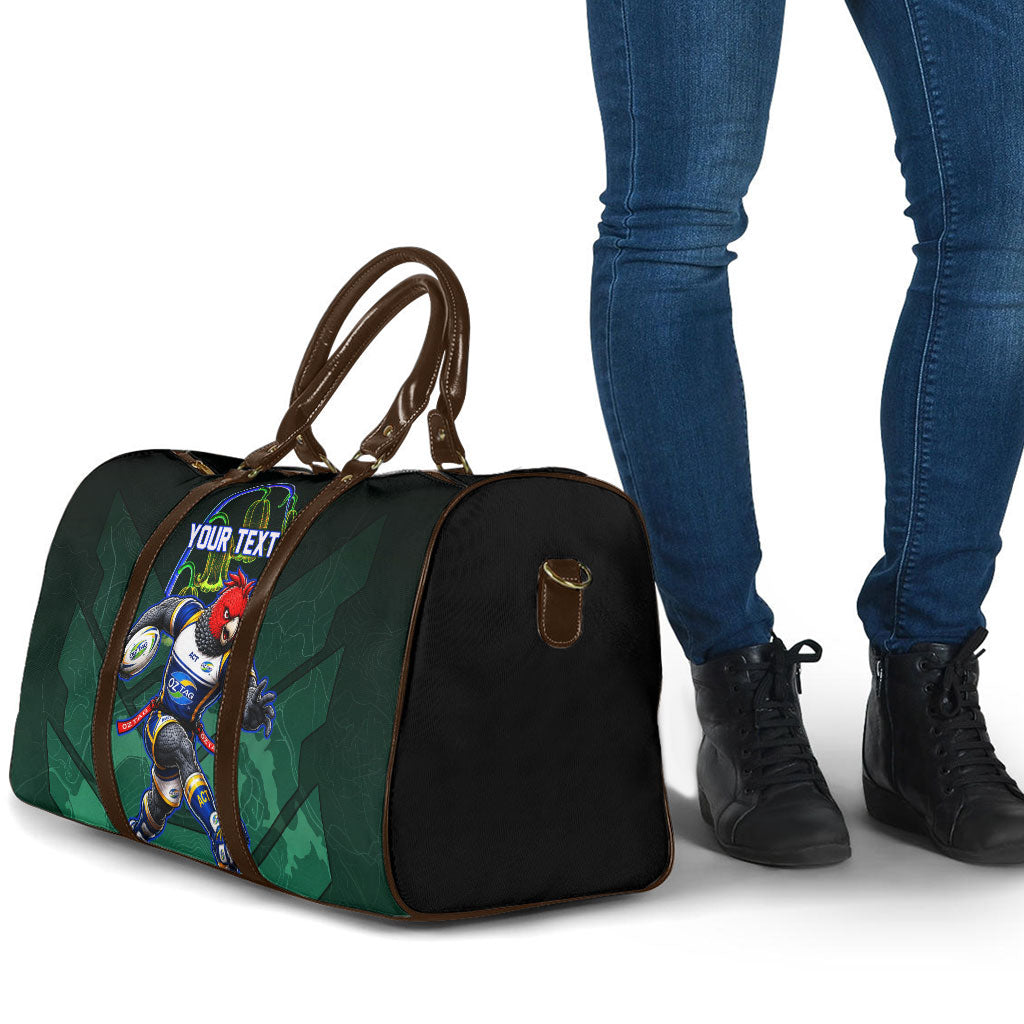 Personalized ACT Oztag Travel Bag Australian Capital Territory Gang-gang Cockatoo Mascot Floral