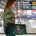 Personalized ACT Oztag Travel Bag Australian Capital Territory Gang-gang Cockatoo Mascot Floral