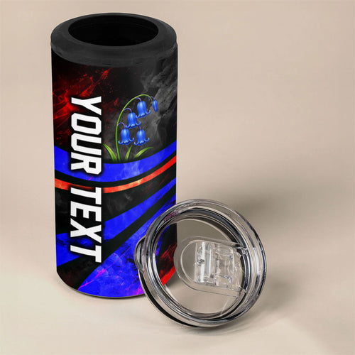 Personalized Australian Capital Territory Oztag 4 in 1 Can Cooler Tumbler ACT Canberra Kangaroo Mascot Royal Bluebell