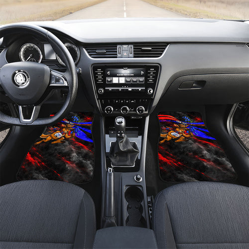 Personalized Australian Capital Territory Oztag Car Mats ACT Canberra Kangaroo Mascot Royal Bluebell