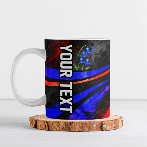 Personalized Australian Capital Territory Oztag Ceramic Mug ACT Canberra Kangaroo Mascot Royal Bluebell