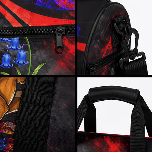 Personalized Australian Capital Territory Oztag Duffle Bag ACT Canberra Kangaroo Mascot Royal Bluebell