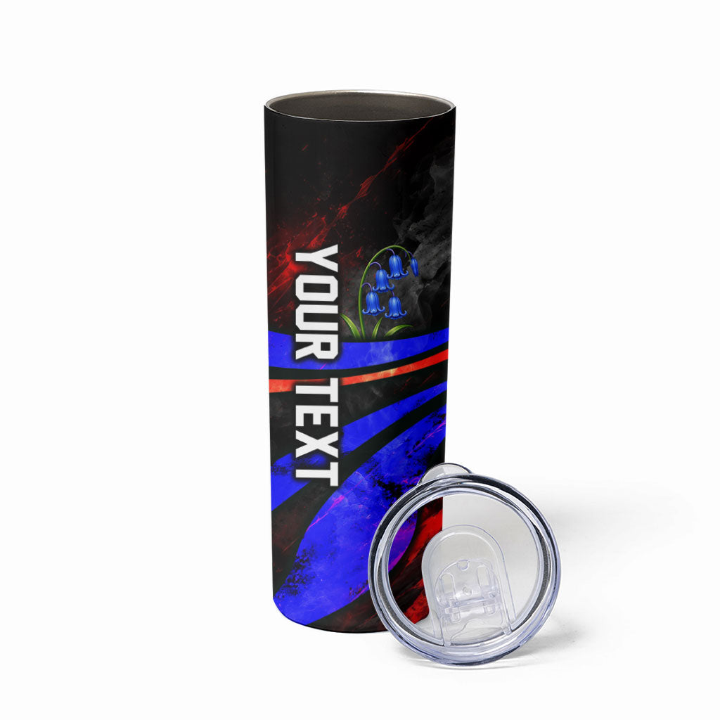 Personalized Australian Capital Territory Oztag Skinny Tumbler ACT Canberra Kangaroo Mascot Royal Bluebell