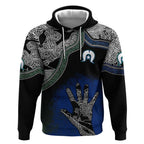 Black And White Aboriginal - Torres Strait Islanders Flag Hoodie TS04
