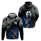 Black And White Aboriginal - Torres Strait Islanders Flag Hoodie TS04