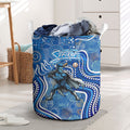 Adelaide Strikers Laundry Basket Indigenous Dot Art Superhero Batter Tribal Pattern