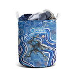 Adelaide Strikers Laundry Basket Indigenous Dot Art Superhero Batter Tribal Pattern