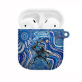 Adelaide Strikers AirPods Case Indigenous Dot Art Superhero Batter Tribal Pattern