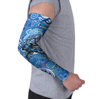 Adelaide Strikers Arm Sleeves Indigenous Dot Art Superhero Batter Tribal Pattern