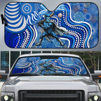 Adelaide Strikers Auto Sun Shade Indigenous Dot Art Superhero Batter Tribal Pattern