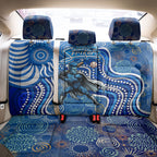 Adelaide Strikers Back Car Seat Cover Indigenous Dot Art Superhero Batter Tribal Pattern