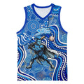 Adelaide Strikers Basketball Jersey Indigenous Dot Art Superhero Batter Tribal Pattern
