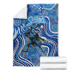Adelaide Strikers Blanket Indigenous Dot Art Superhero Batter Tribal Pattern