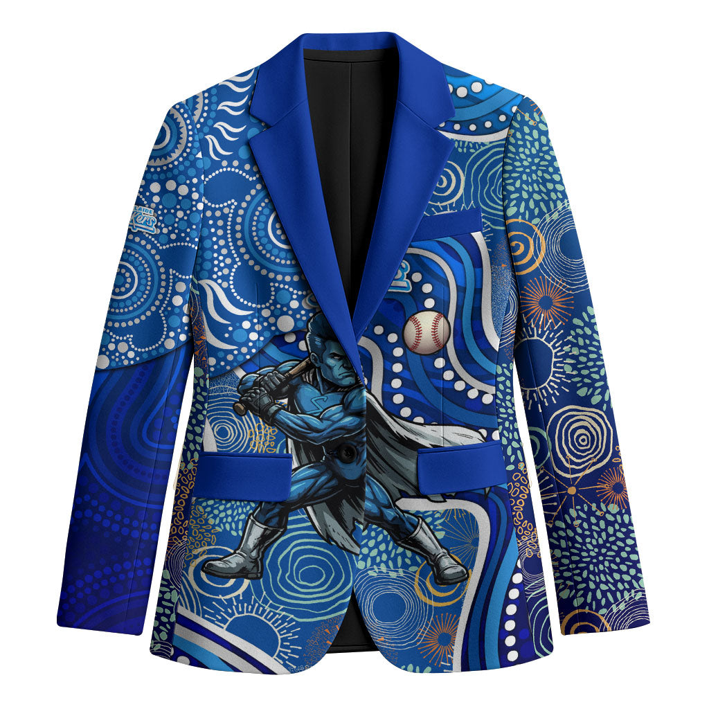 Adelaide Strikers Blazer Indigenous Dot Art Superhero Batter Tribal Pattern