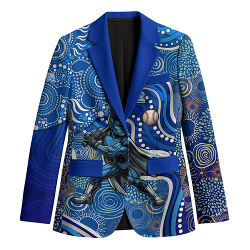 Adelaide Strikers Blazer Indigenous Dot Art Superhero Batter Tribal Pattern