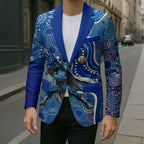 Adelaide Strikers Blazer Indigenous Dot Art Superhero Batter Tribal Pattern
