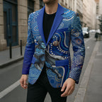 Adelaide Strikers Blazer Indigenous Dot Art Superhero Batter Tribal Pattern