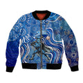Adelaide Strikers Bomber Jacket Indigenous Dot Art Superhero Batter Tribal Pattern