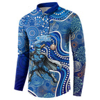 Adelaide Strikers Button Sweatshirt Indigenous Dot Art Superhero Batter Tribal Pattern