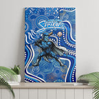 Adelaide Strikers Canvas Wall Art Indigenous Dot Art Superhero Batter Tribal Pattern