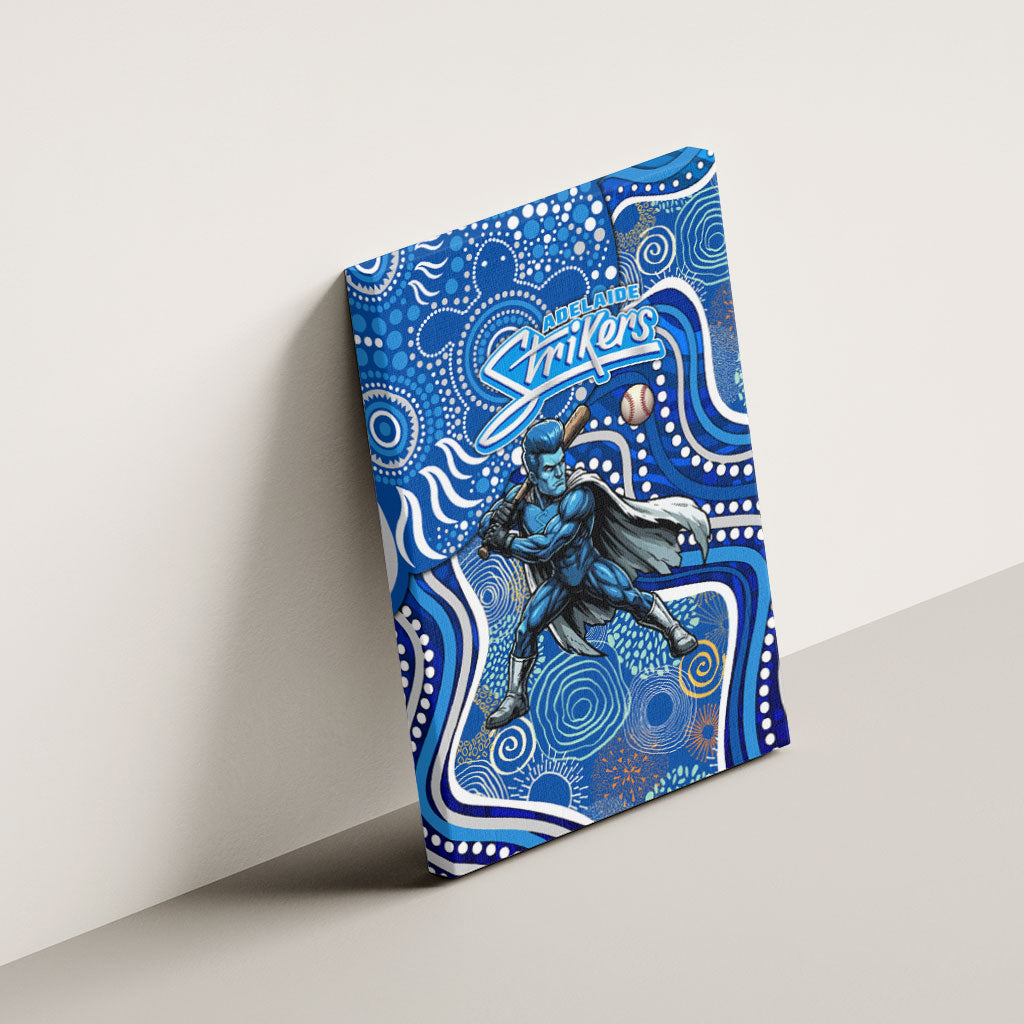 Adelaide Strikers Canvas Wall Art Indigenous Dot Art Superhero Batter Tribal Pattern