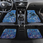 Adelaide Strikers Car Mats Indigenous Dot Art Superhero Batter Tribal Pattern