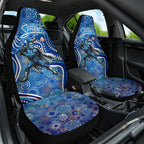 Adelaide Strikers Car Seat Cover Indigenous Dot Art Superhero Batter Tribal Pattern