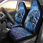 Adelaide Strikers Car Seat Cover Indigenous Dot Art Superhero Batter Tribal Pattern