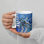 Adelaide Strikers Ceramic Mug Indigenous Dot Art Superhero Batter Tribal Pattern