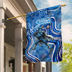 Adelaide Strikers Garden Flag Indigenous Dot Art Superhero Batter Tribal Pattern