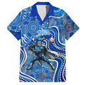 Adelaide Strikers Hawaiian Shirt Indigenous Dot Art Superhero Batter Tribal Pattern