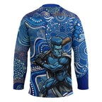 Adelaide Strikers Hockey Jersey Indigenous Dot Art Superhero Batter Tribal Pattern